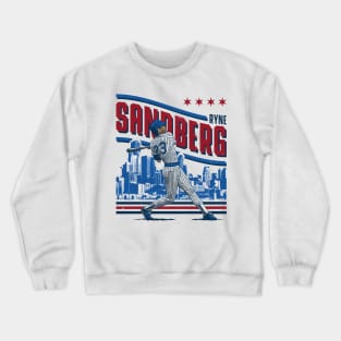 Ryne Sandberg Chicago C Skyline Crewneck Sweatshirt